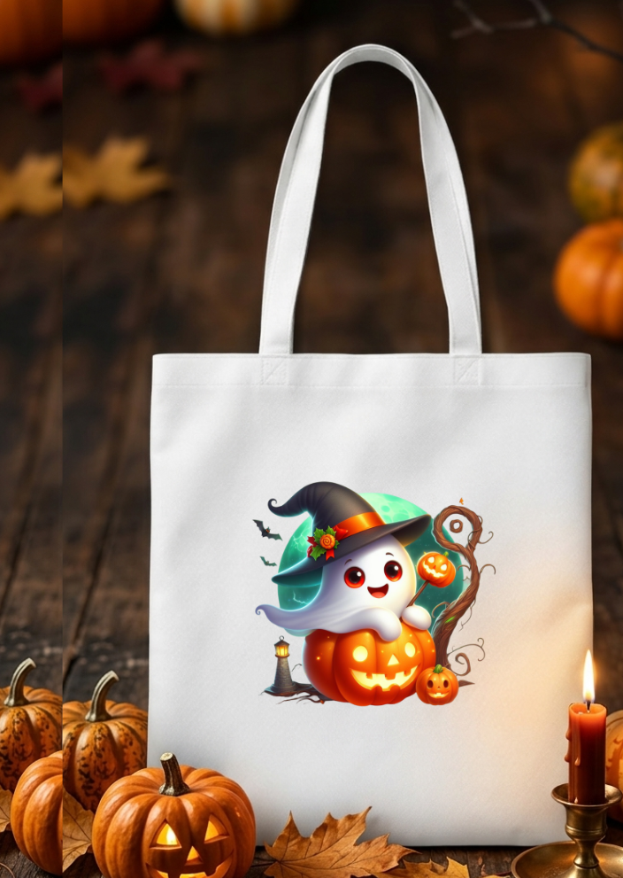 Süße Halloween Tasche Geist Kürbis Beutel Personalisierte Süßigkeitentasche Kinder Geschenktasche Halloween Deko Halloween Beutel Namen