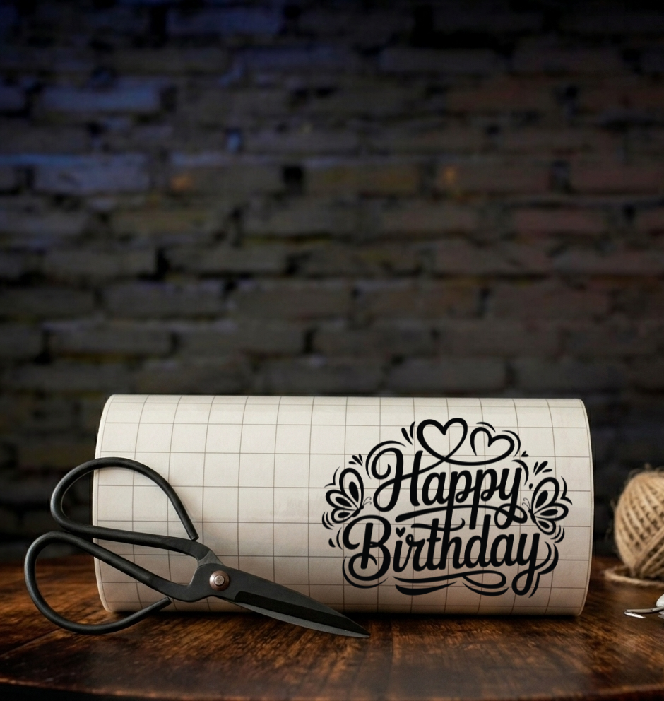 Happy Birthday Vinyl Aufkleber Geburtstag Aufkleber Deko Schwarz Weiß
