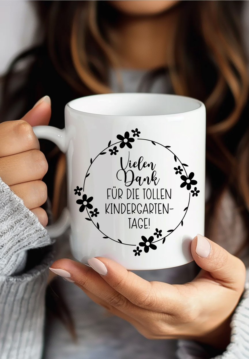 Lieblingserzieherin Tasse personalisiert, Abschiedsgeschenk Kindergarten, Danke Erzieherin Geschenk, Kaffeetasse Name, Kita Abschied