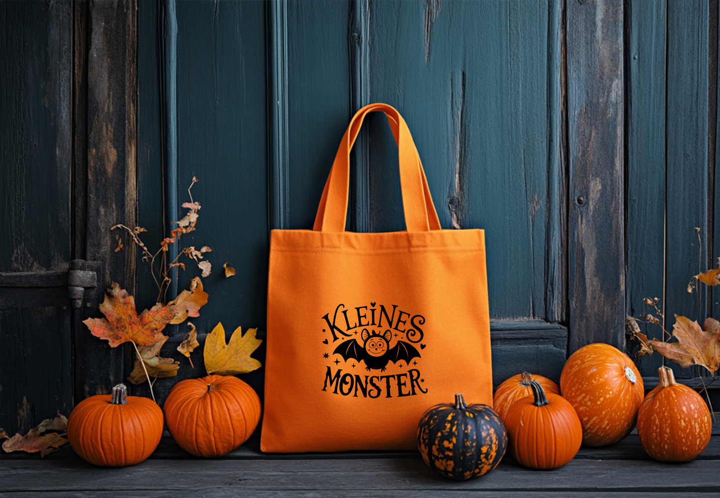 Halloween Tasche mit Namen personalisiert, Süßigkeiten Beutel Kinder, Jutebeutel Süßes oder Saures, Stofftasche Kinder, Halloween