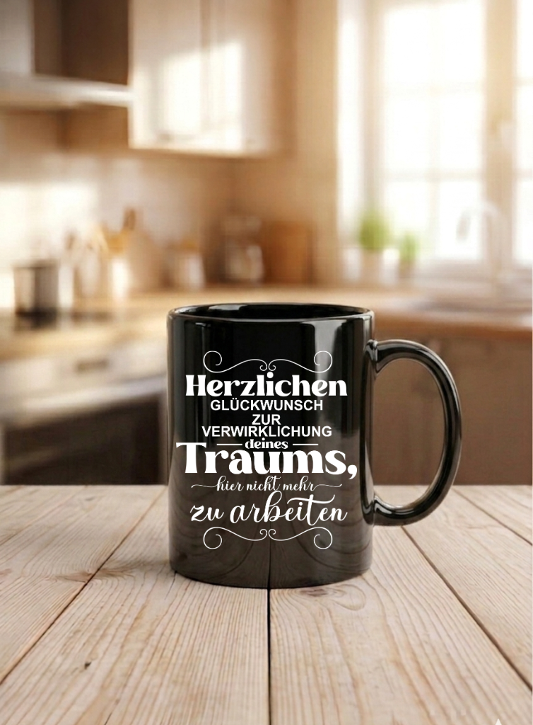 Abschiedsgeschenk Kollege Tasse Du wirst uns fehlen Lustig Rente Jobwechsel