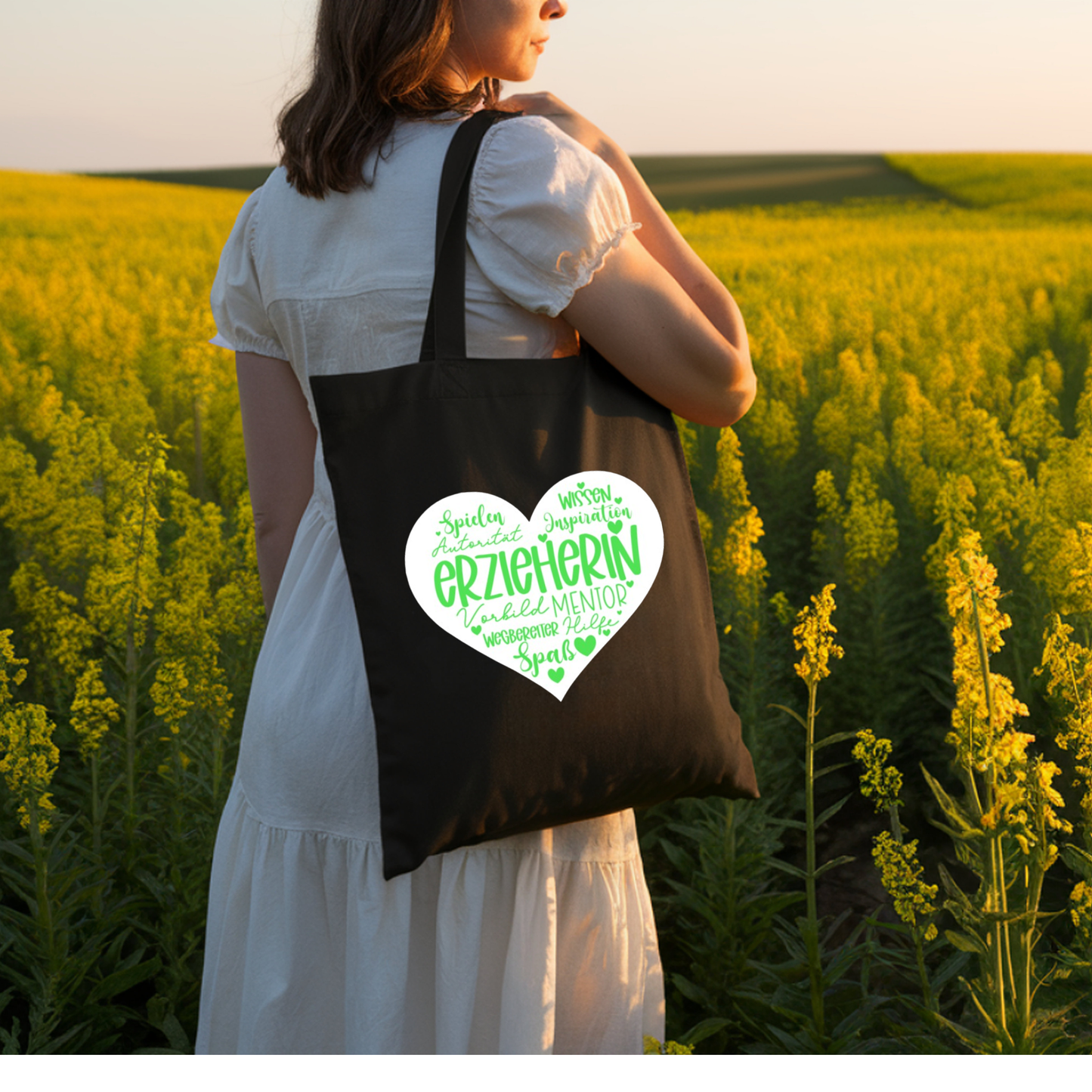 Erzieherin Geschenk Danke, Baumwolltasche Abschied Kindergarten, Jutebeutel Lieblingserzieherin, Stofftasche Danke sagen natur