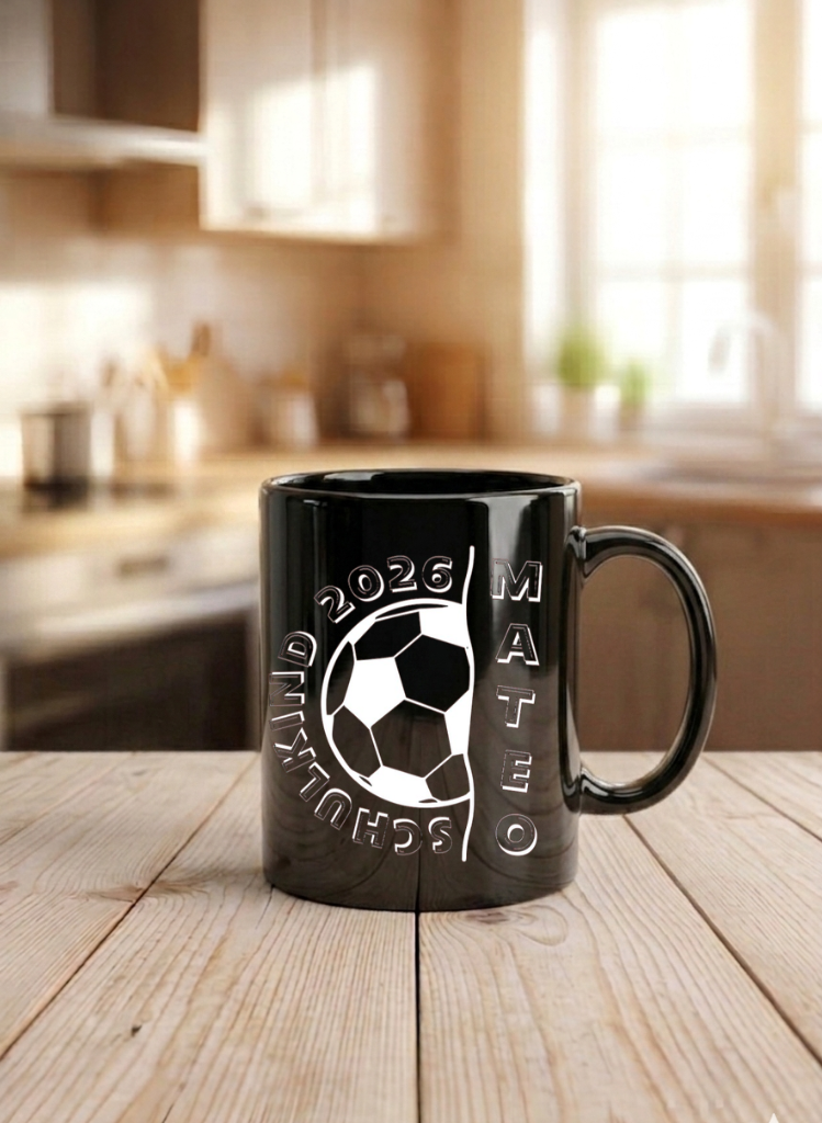Tasse Einschulung Personalisierte Fussball Schulkind Tasse Name Geschenk