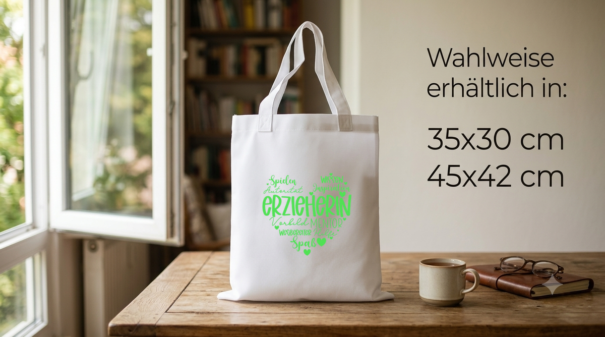 Geschenk Erzieherin Stoffbeutel Danke Kita Kindergarten Geschenkidee Beutel