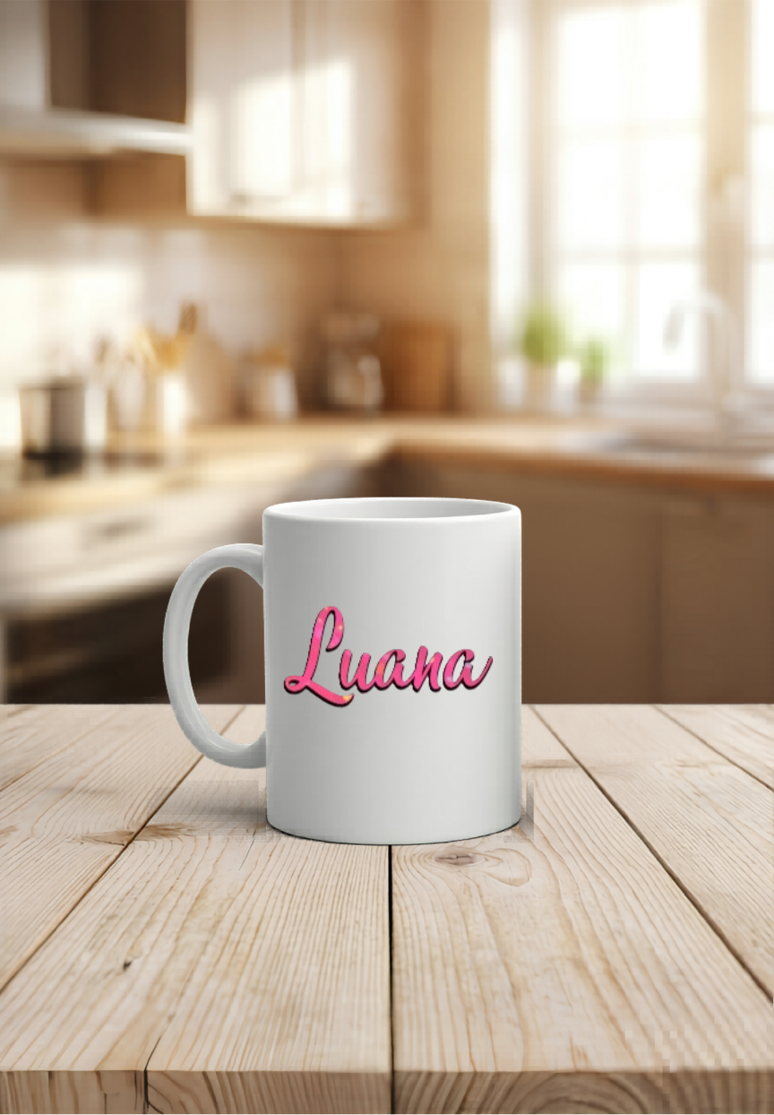 Personalisierte Einhorn Tasse mit Namen | Süße Kindertasse | Geschenk für Mädchen, Einschulung & Kindergarten | Kaffeetasse personalisiert