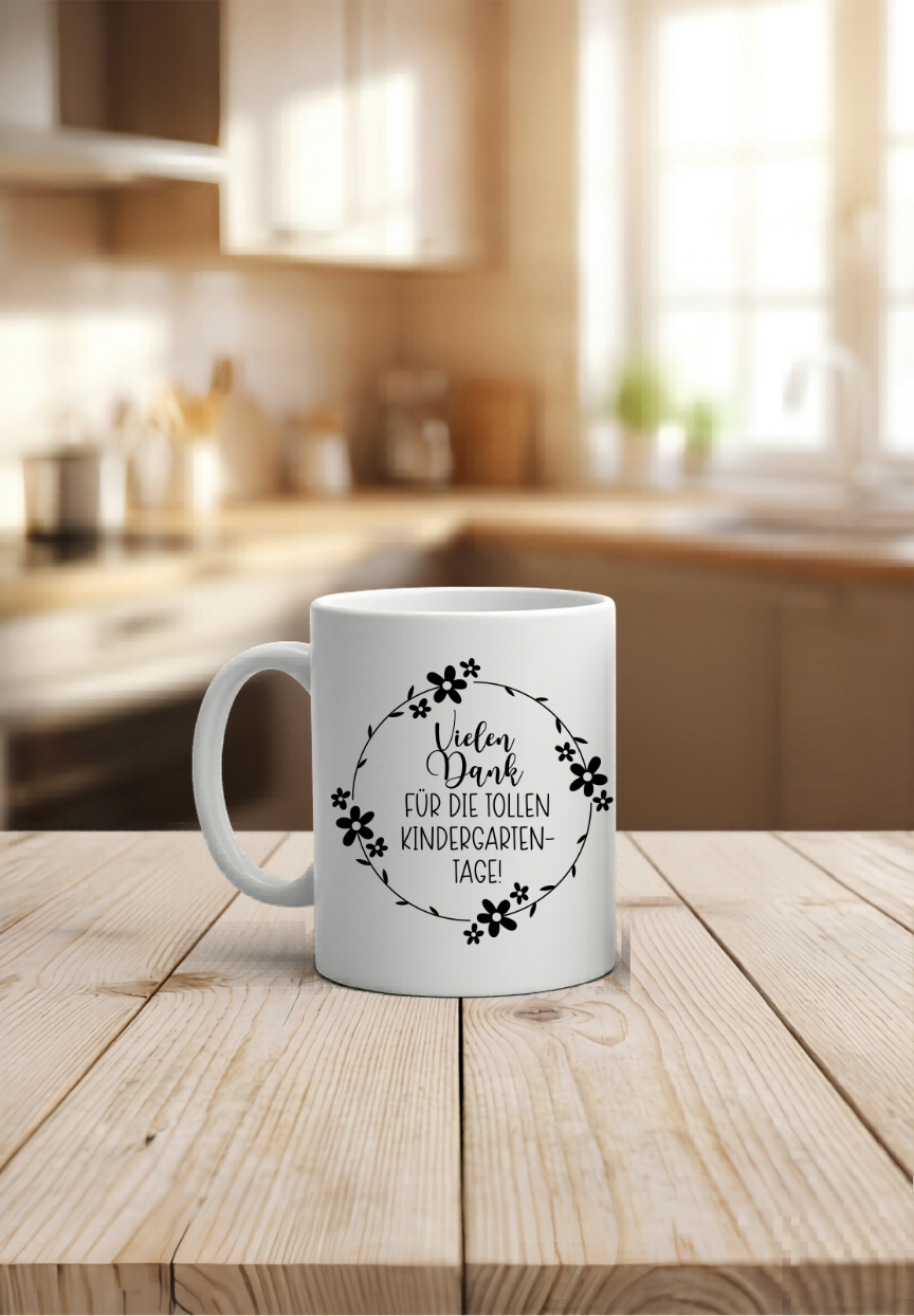 Lieblingserzieherin Tasse personalisiert, Abschiedsgeschenk Kindergarten, Danke Erzieherin Geschenk, Kaffeetasse Name, Kita Abschied