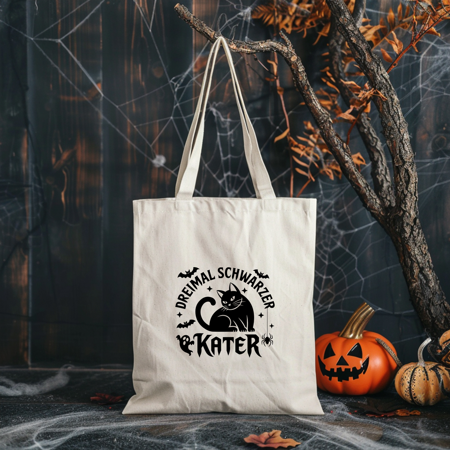 Halloween Tasche mit Namen personalisiert, Süßigkeiten Beutel Kinder, Jutebeutel Süßes oder Saures, Stofftasche Kinder, Halloween