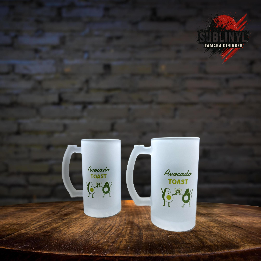 Bierglas Hochzeit, Mr Mrs, Verlobung, Paar, Jahrestag, Valentinstag, Bierkrug, Avocado, individuell, persönlich, Geschenkidee, personalisiert, Feier