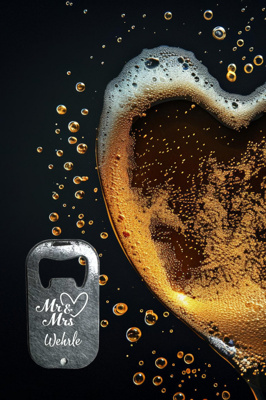 Kleiner Fingerschwur Flaschenöffner, Hochzeit, Mr, Mrs, Jahrestag, Bieröffner, Liebesbeweis, Antrag, Verlobung, Jahrestag, Hochzeitstag