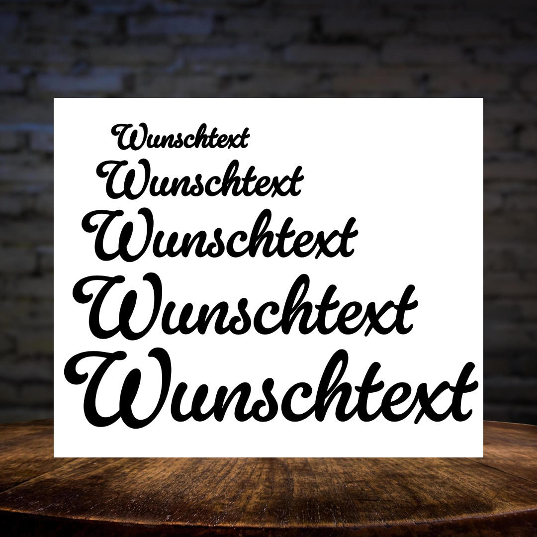 Aufkleber Vinyl Folie, Wunschkleber, Personalisiert, Kleber, Vinylkleber, Hochzeit, Auto, Geschenk, Deko